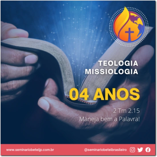 Curso Teologia com ênfase em Missiologia